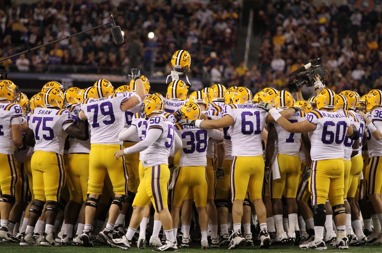 LSU Tigers at 2011 AT&T Cotton Bowl Classic. Photo by George Walker